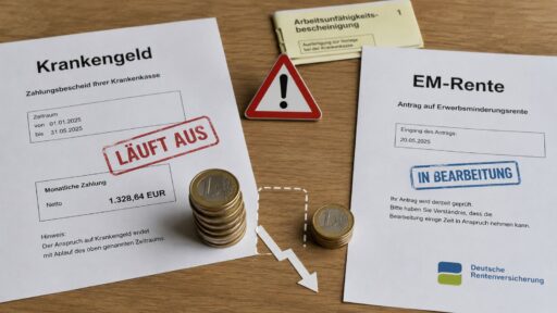 Problem: Krankengeld endet und Rente ist noch in Bearbeitung