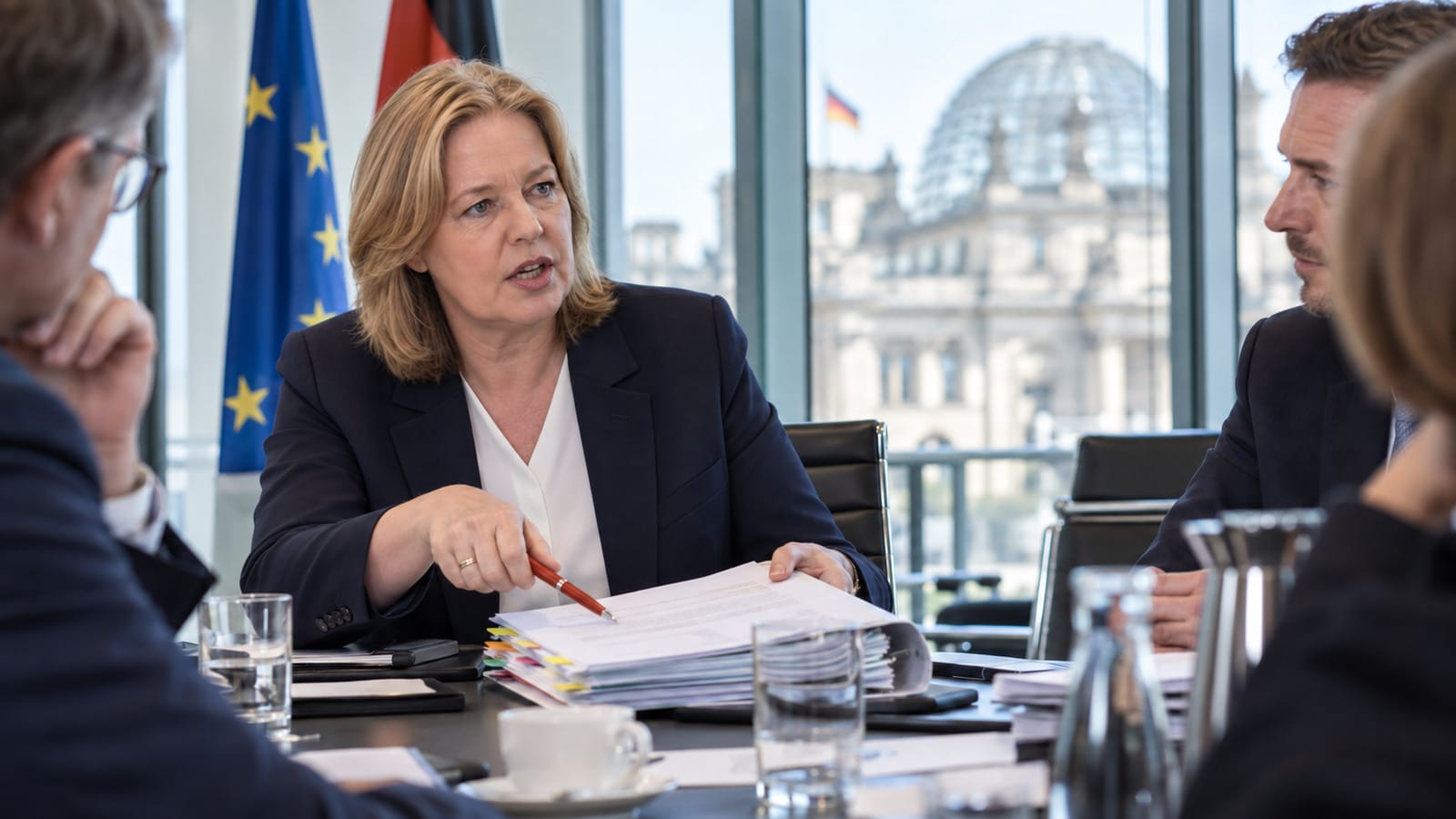 Bärbel Bas verhandelt in Berlin über Änderungen am Rentenpaket